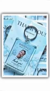 Personalized Acrylic Keychain with Tassel | Customizable Design | Acrylic Keychain Customized
