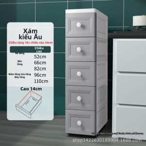YYBAIO | Tủ Kéo Lưu Trữ Khe Hở hẹp 18cm