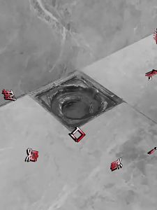 Insect Proof Odor Blocking Reverse Odor Preventing Overflow Resistant Renewable Square Floor Drain
