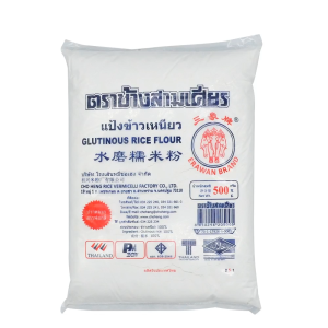 ERAWAN Thai Glutinous Rice Flour Powder - 500g (All Purpose Baking Cooking Frying)
