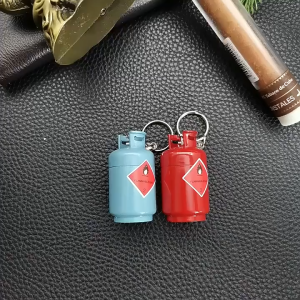( SHOP HCM ) MÓC KHÓA HÌNH BÌNH GAS 2IN1 MINI CUTE CÓ 2 MÀU CHẤT LIỆU KIM LOẠI