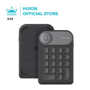 Huion K20 Keydial mini Keyboard for Drawing Tablet PC and Phone18 Keys Keyboard + Dial ControllerUpgraded version