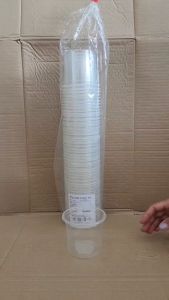 ถ้วย 200 กรัม (g) เรียบใส ปาก 95 มิลลิเมตร ยี่ห้อฮอร์นบอย (ยกลัง)1000ใบ