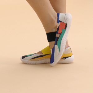 UIN Menorca VI Womens Art Painted Ballet Flats Slip On Pointed Toe Casual Lightweight Comfort Travel Shoes