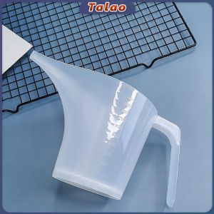Talao Plastic Funnel Pitcher Long Spout Measuring Cup 500ml 1000ml Large Capacity Measuring Jug Funnel