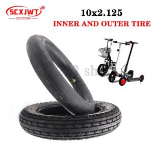 10 Inch 10x2.125 Inner Tube Outer Tyre For Navee N40 HX X7 Swagtron Swagcycle Turboant X7 Rubber Tire Scooter Part