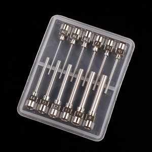 12 Pack Dispensing Needle Stainless Steel Blunt Tip Needle 1 Inch 8G 10G 12G 16G 18G 20G 26G 30G Glue Needle