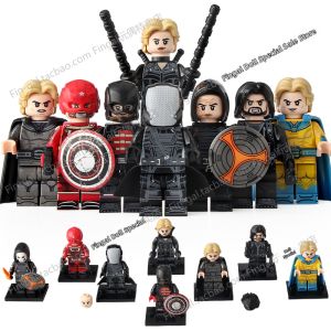 Captain America Winter Soldier Taskmaster & Phantom Mini Building Block Figure