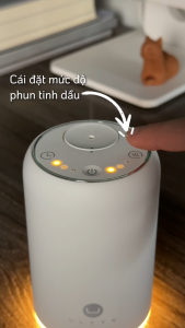 Máy Khuếch Tán Tinh Dầu U ULTTY Aroma – 3 Mức Lan Tỏa Hương Đèn LED Thư Giãn Thiết Kế Nhỏ Gọn Sang Trọng Tiện Lợi