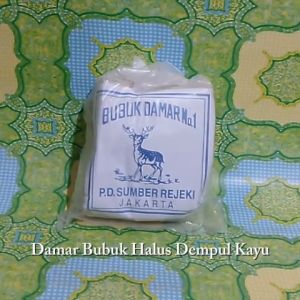 Damar Bubuk Halus Dempul Kayu Perahu Dari Damar Batu Alam Murni