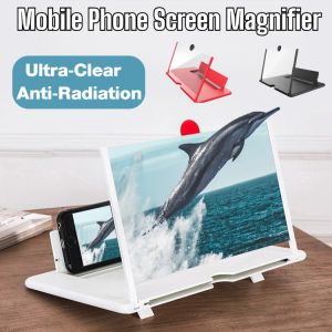 Mobile Phone Screen Magnifier Amplifier 3d Hd Anti-Radiation Folding Portable Phone Holder Stand