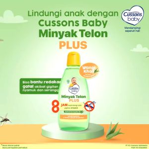 CUSSONS BABY Telon Oil Plus 150ml || Minyak Aromatherapi || Minyak Telon Plus Anti Nyamuk 8 Jam