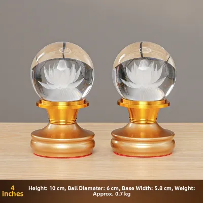 LED Seven-Color Crystal Lotus Light