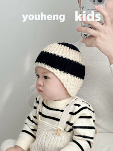 Mũ Len Dệt Kim Thời Trang Mùa Thu Đông Cho Trẻ Em Mũ Bay Cổ Điển Mũ Bảo Vệ Tai Cho Trẻ Sơ Sinh Và Trẻ Em Mũ Vải Cotton Pha Trộn
