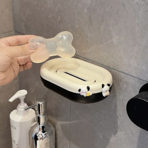Kệ Đựng Xà Phòng Hoạt Hình Dễ Thương Treo Tường Không Cần Đục Lỗ Giá Để Đồ Thoát Nước Cho Phòng Tắm Nhà Bếp Đồ Dùng Vệ Sinh Gia Dụng
