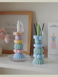 Romantic Handmade Aromatherapy Candle Wedding Ceremony Creative Display Piece Scenic Handmade Gift Beautiful Soy Wax Candle