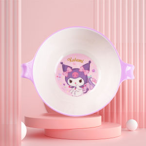 Cool Childrens Dining Set Pure Melamine Baby Bowl Plate Anti-Scalding Eating Utensils Dishwasher Safe Eco-Friendly Kids Tableware