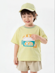 DUDUJIA | Áo Thun Mỏng Hè 100% Cotton Cho Trẻ Em
