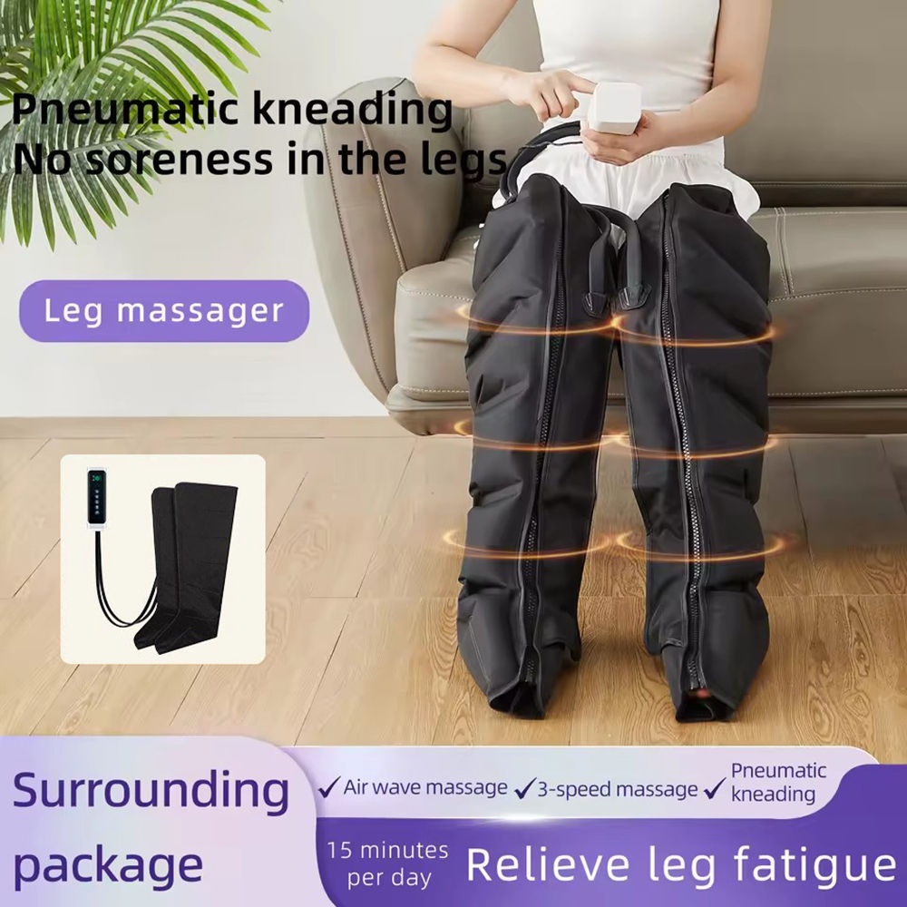 NEW Air Compression Leg Massage 6 Airbag Pneumatic Boots Used for ...