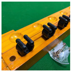 【Local Warehouse】【40*4*4CM】High Quality 1 Pair Wood Billiards Pool Snooker Cue Stick Rack Holder 6 Holes Billiard Accessories Cue Rack Billiard-Stick-Holder