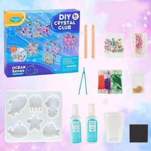 Kids Toys DIY Crystal Glue Beads Creativity Accessories Craft set Resin fidget childrens gift for kids
