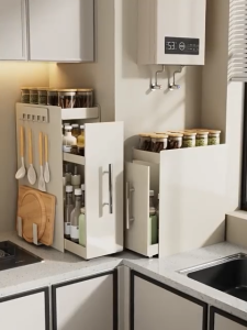 Rak Rempah Ratus Dapur Spice Rack Seasoning Rack Kitchen Organizer Storage Rack Rak Barang Dapur Rak Botol Kicap Dan Sos