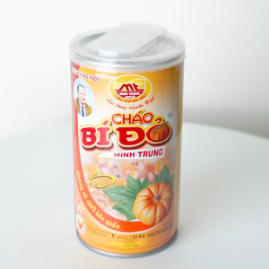 Cháo bí đỏ Minh Trung 365g - Cháo Bí Đỏ 24 (thùng 24 lon)