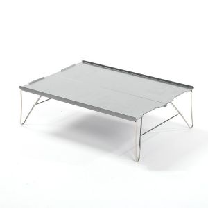SHANNAIER | Mini Folding Aluminum Table with Shot Blasting and Thickening Craft Outdoor Camping BBQ
