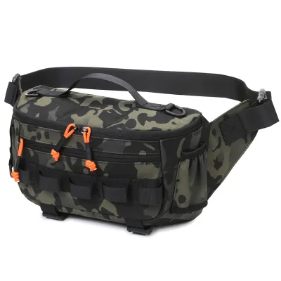 Fishing Chest Waist Bag Tactical Outdoor Travel Sports Fishing Lure Bags Hunting Camping Hiking Cycling Pack Molle Rig Pouch