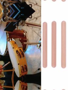 [TG823]1/2Pcs Wooden Drum Sticks Classical Music Rhythm Sticks For Beginners Percussion Muscial Instrument Kid Musical Toy
