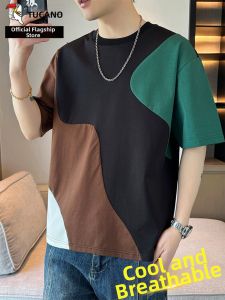 TUCANO | Color Block Spliced Short Sleeve T-Shirt