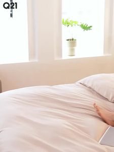 Q21 | Hypoallergenic Pure Color Tencel Cotton Bedding Set 4 Pieces