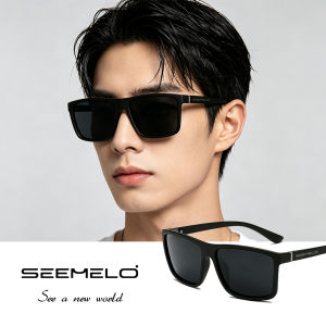 SEEMELO Sunglasses for Men Sunglasses Polarized Classical Fashion Glasses UV400 Sunglasses Outdoor Activities Sports Sunglasses Driving Fishing Racing Eyewear Non-slip PC Temples Sun Glasses
