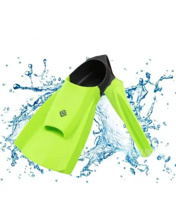 DMC Professional Swimming Silicone Fin Classic Green for Adults And Children Durable Comfortable Footwear for Fitness And Fun