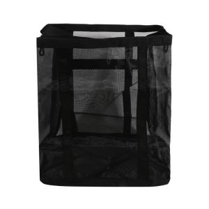 Mesh Laundry Basket Nylon With Handle Breathable Folding Portable Dirty Clothes Organizer Bags Large Capacity Toys Storage Bag