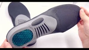 Insole Arch Support Orthotic Silicone Heel Sports Shock Absorption Breathable Comfort