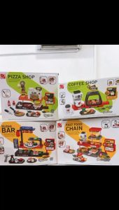 **Malaysia Seller** Simulation 71PCS Kids Kitchen Pretend Play Cashier Machine Toys Pretend Play Set Supermarket Mainan Budak