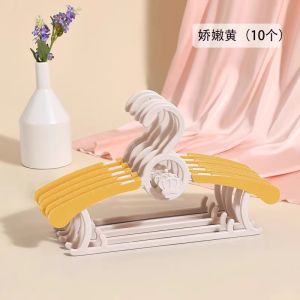 Non-Slip Baby Clothes Hanger for Newborns And Children Extendable No-Trace Clothing Drying Rack Baby Plastic Hanger