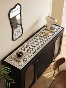 ovzf | Washable Waterproof PVC Table Cloth for TV Cabinet Dinner Buffet