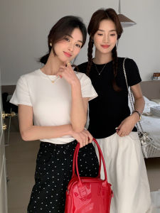 Women's Short Sleeve T-Shirt: Pure Cotton Round Neck Casual Style