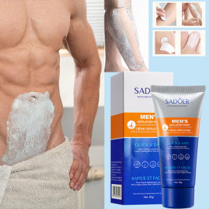 SADOER | SADOER Mens Painless Hair Removal Cream a fast-acting and gentle hair removal agent that moisturizes and soothes the skin