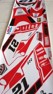 Striping YZ 85 NEW - Sticker Striping Variasi List YAMAHA YZ 85 NEW IP.F-01 Design IP Striping
