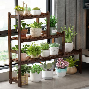 Modern Simplicity Real Wood Vine Plant Stand Indoor Balcony Living Room Bamboo Vinecraft Detachable Multi-purpose Flower Pot Rack
