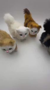 Dễ Thương Mô Phỏng Mèo Sang Trọng Đồ Chơi Nhồi Bông Mềm Mèo Con Mô Hình Thực Tế Động Vật Búp Bê Cho Trẻ Em Bé Gái Sinh Nhật Lễ Tình Nhân Quà Tặng