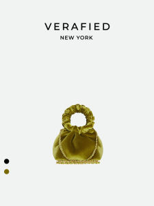 VERAFIED | Gift Small Niche New Chinese Style Cloud Evening Velvet Crossbody Bag