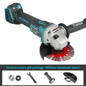 Makita | Makita DGA404-125mm Variable Speed Brushless 18V 6.0Ah Electric Angle Grinder Polishing Machine Cutting Electric Tools