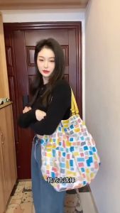 Japenese Foldable Shopping Bag Travel Grocery Tote Bags Waterproof Storage Portable Travel Thick Large-capacity Supermarket NTUC Bag Foldable Luggage Foldable Suitcase - Lazada