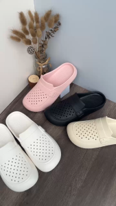 Dép AYUER nhẹ dép sục lỗ tổ ông đi mưa nam nữ đế bằng (6150)