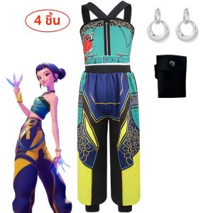 ชุดฮิปฮอปเด็กผู้หญิงใหม่ ชุดแสดงบนเวทีฮาโลวีน ชุดวงเกิร์ลกรุ๊ปเกาหลี ชุดสาวฮอต สำหรับโอกาสพิเศษ เสื้อผ้าเด็ก