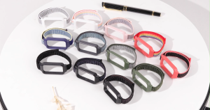 Strap + Case For Redmi Band 3 Nylon Accessories Smart Watch Replacement Wristband For Xiaomi Band 9 Active Sport Bracelet Cover